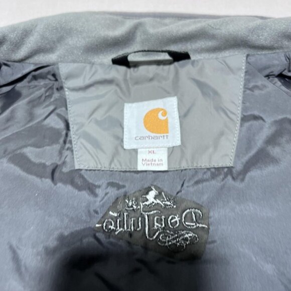 Carhartt Rain Defender Puffer Vest Mens XL Gray Don Julio 1942 Logo 102286 - Picture 7 of 14